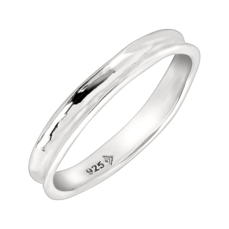 Silpada 'Stellar Stable' Stacking Ring in Hammered Sterling Silver, Size 8, Size 8 - Image 2